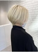 　ハイトーンショートヘア♪