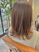 ギフト(Gift. hair&spa)&nbsp;【Gift.hair&spa】ミディアムレイヤー×縮毛矯正