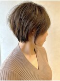 動きのある大人美人なショートボブ/大人可愛いヘア/30代40代