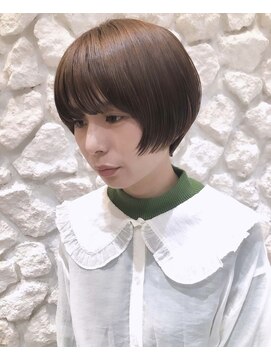 モアナ バイ ヘッドライト 沖縄南風原店(Moana by HEADLIGHT) Moana【南風原】#マッシュショート#ショートボブ#ベージュカラー