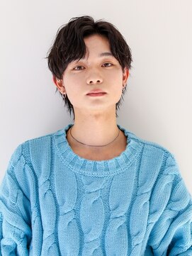 ガリカ 横浜(Gallica) 【Gallica】韓国風濡れ感センターパート/モテ髪ウェーブウルフ