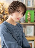 ダークアッシュ小顔マニッシュショートa戸田公園20代30代40代
