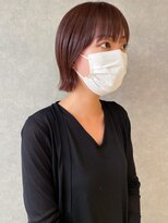 オブジェ シエル(obje't ciel)&nbsp;【obje't ciel】ショートボブ×レッドブラウン【暮石 唯】