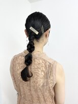 シアー(sheer) 《sheer /氏家》＃タイト＃編み下ろしアレンジ＃結婚式お呼ばれ
