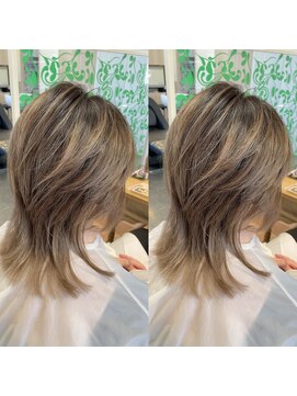 ルッカランス 王子店(Lucca Lance) シャドールーツウルフヘア　瀬谷凌