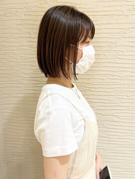 モリオ フロム ロンドン サッポロファクトリー店(morio FROM LONDON) 【morio】札幌ボブ　自然と収まるぱつっとボブ