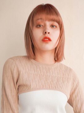 ジュール 大分(Joule) ミディアムヘア/斜めバング/グレージュカラー/大分駅