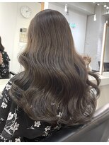 ブレンド 渋谷(BLend) マチルダボブ前髪ハイライトグレージュ