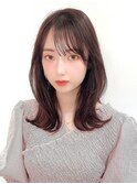 ロングレイヤーグレージュカラー美肌カラー透明感20代30代40代