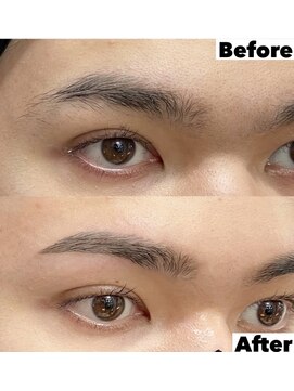 スペックホルダー(Spec Holder) 眉パーマ＆眉ワックス　ビフォーアフター