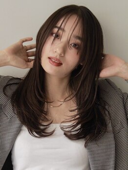 フークフーク(HOEK HOEK)の写真/立川南口徒歩2分◆『カット＋イルミナカラー＋超音波アイロンTR』360°どの角度から見てもキレイなスタイル