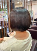 【SARAJU 西宮北口店】ナチュラルショートボブ