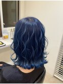 ケアブリーチ×サファイアブルー!instagram:@0730_ysnr.t