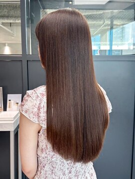 シオン(shion) フェミニンロングアプリコットオレンジ似合わせカット_ba524012