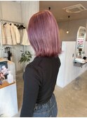 ハイトーンカラー愛されピンクラベンダー