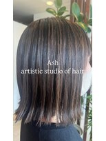 アッシュ アーティスティック スタジオ オブ ヘア(Ash artistic studio of hair) ブリーチなしハイライト