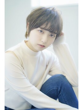 クシュ 本川越店(kusyu...) くびれヘア韓国風巻きアプリコットオレンジ夏ハイライトカラー