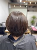 カットカラー、髪質改善システムトリートメント