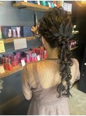 【札幌円山】編みおろしツイン/結婚式/ヘアセット