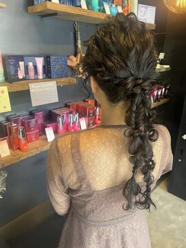 リンダイーロ(Linda Hiro) 【札幌円山】編みおろしツイン/結婚式/ヘアセット