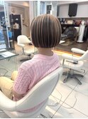 ふんわり軽やか♪アンブレラカラー×ミニボブ
