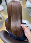 【髪質改善】うる艶×ココアベージュカラー