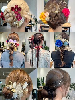 【卒業式/結婚式/2次会に】アップスタイルが大人気◎本格アレンジ～さくっとアレンジもお任せ＊