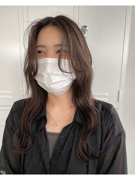 ノートエートル 西金沢(Nought etre) 10代/20代/顔まわりレイヤー/透明感ブラウン/ハイトーンカラー