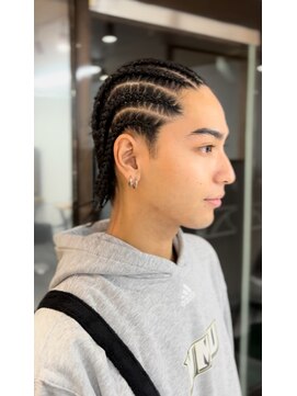 ヌーク 押上店(NooK) 地毛フルコーンロウ／特殊ヘア／メンズ