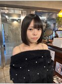 似合わせ＊黒髪ボブ