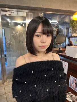 ギフトサニーサイド(gift sunny side) 似合わせ*黒髪ボブ