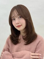 ソア 並木坂(Soa)&nbsp;ミディアムレイヤー/似合わせカット/透明感カラー/Chihiro