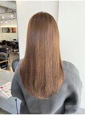 ブリーチなしダブル×ミルクティーブラウン