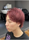 MEN’S/サーフカール/刈り上げセンターパート/表参道駅/青山 