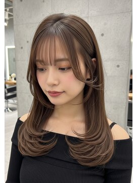 個室型美容室 グルグル 表参道店(GULGUL) 低めレイヤー/顔周りカット