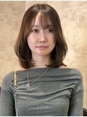 ☆春日☆ニュアンスウルフワンホンレイヤーダークブルーボブ108