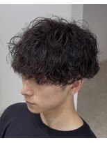 ベル 桑名(BHEL)&nbsp;四日市メンズパーマシャドウパーマシースルーマッシュウルフ緩め