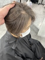 ワールドオーダー 天王寺店(WORLD ORDER)&nbsp;白髪活かし相談／ブラウンのコンパクトショート