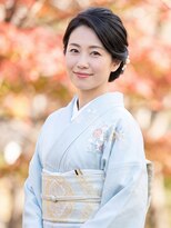 と和 巣鴨&nbsp;七五三/お宮参り/訪問着に♪ふんわり高め和装アップ