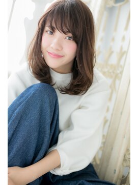 モッズ ヘア 福岡姪浜店(mod's hair) *mod's姪浜*…ナチュラルカールで大人かわいいラブセミディ♪b