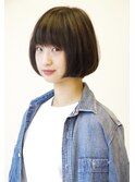Gypso切りっぱなしボブ