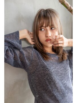 オースティン 錦糸町(AUSTIN) AUSTIN☆大人かわいい前髪セシルカットココアブラウンネオウルフ