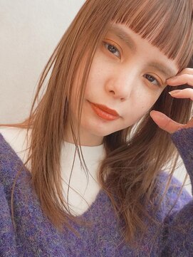 ディッセンバー 神宮前(December) ベージュカラー/オン眉