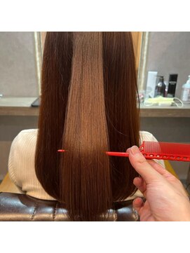 イーラヘアー(ERA HAIR) 髪質改善トリートメント×ピンクブラウンツヤ髪