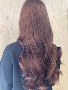 アオアクア 新越谷店(AO-AQUA) ピンク系カラーのロングスタイル