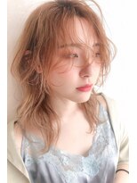 アクロス ヘアー デザイン 蒲田東口(across hairdesign) コーラルピンクベージュブラウン