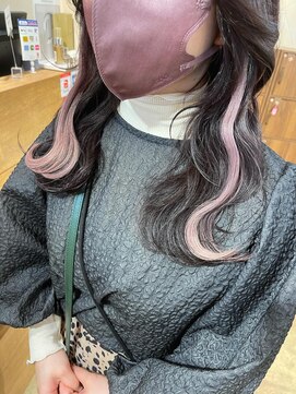 アンククロス 表参道(ANKH CROSS) エクステ6枚でイヤリングカラー