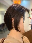 【coma中野】美髪マニッシュショートネイビーカラー