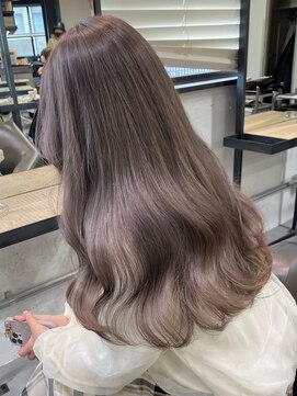 ベレーザ 渋谷(BELEZA) 3458シルキーベージュ艶髪ツートンカラー外国人風グラデーション