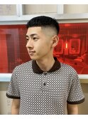 MEN'SHAIRツーブロック束感ショート波巻きハイライト99